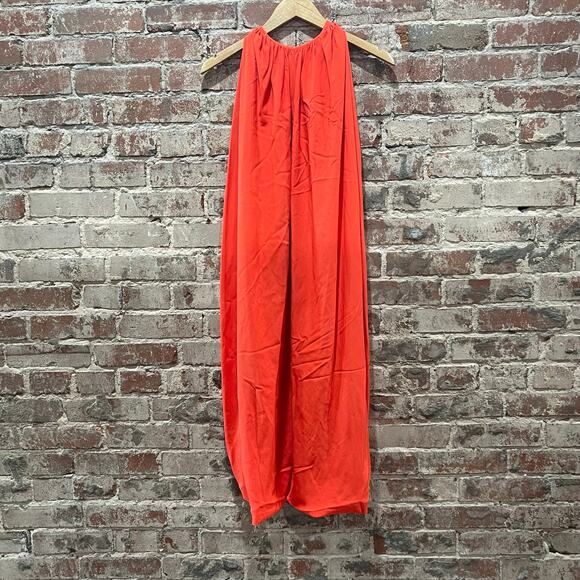 Atlein Red Cape Dress Size Medium - Picture 9 of 10